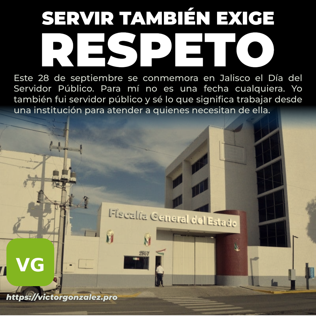 Servir también exige respeto